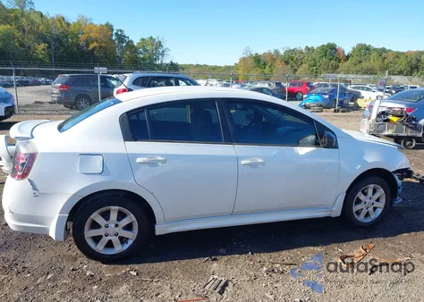 2012 Nissan Sentra 2.0 Sr из США, поврежденный, VIN 3N1AB6AP7CL695794